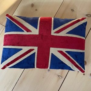 Rectangular British Flag Accent Pillow